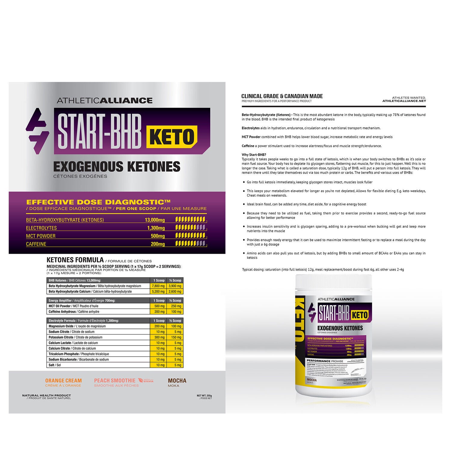 Start-BHB Keto - Mocha Mocha | GNC